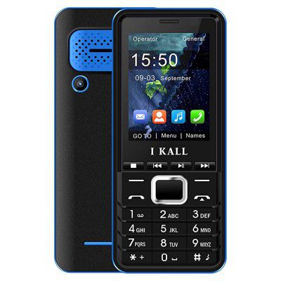 I KALL K33 Dual Sim Keypad Mobile (Blue, 2.4 Inch)