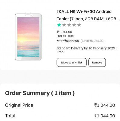 I KALL N9 Wi-Fi+3G Android Tablet (7 Inch, 2GB RAM, 16GB ROM, White)