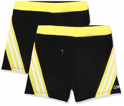 I-Swim Mens Costume Is-002 Size 2XL Black/Yellow with Is-002 Size 2XL Black/Yellow Pack of 2 and Swimming Goggles Is-506