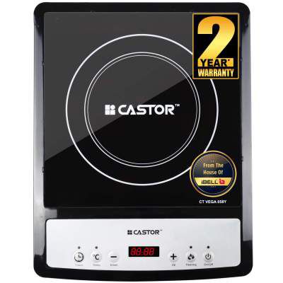 iBELL 2000 W with Auto Shut Off and Overheat Protection, BIS Certified Induction Cooktop, Black