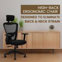IAFA FURNITURE Jade High Back Ergonomic Office & Study Chair...