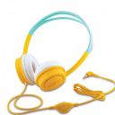 iBall Kids Diva Wired Over The Ear Headphone Without Mic (Yellow and Light Blue)...