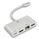 iBall USB Type-C to Multiport Adapter, White...