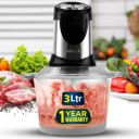 iBELL 340H Meat Grinder / Mincer, Big size - 3 Litre Glass Bowl...