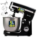 iBELL 4500MPRO Stand Mixer with Tilt-up Head, 1500Watt, 8 Speed Control, 100% Copper Motor, 5L Stainless Steel Bowl with Planetary Rotation, Multipurpose Food Mixer (Black)...