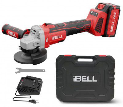 iBell BA20-25 4.0Ah (BMC) Cordless Angle Grinder Brushless|20V Max|100mm/4inch Disc|3-Speed (5000/6500/8500 RPM)