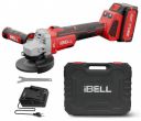 iBell BA20-25 4.0Ah (BMC) Cordless Angle Grinder Brushless|20V Max|100mm/4inch Disc|3-Speed (5000/6500/8500 RPM)...