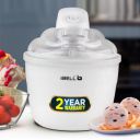 iBELL ICM15L Ice Cream Maker Machine, Sorbet, Slush & Frozen Yoghurt Maker, 1.5L- White...