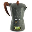 IBELL MP6450S Classic 6 Cup Moka Pot Espresso Maker/Percolator/filter Coffee Maker, Italian Espresso - Grey...
