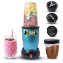 IBELL NB50 Nutri Blender Mixer Grinder - Smoothie Maker, 2 Unbreakable Jars, 2 SS Blades & Sprinkler Lid + 2 (Blue)...