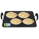 iBELL PT3833 Non Stick Tawa , Dosa Roti Chapati Pathiri Tawa, Large Rectangular Aluminium Body, 38cm x 33cm with 4mm Thickness (Black)...