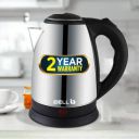 iBELL SEK15L Premium 1.5 Litre Stainless Steel Electric Kettle,1500W Auto Cut-Off Feature,Silver with Black...