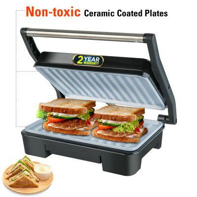 IBELL SM1515C Electric Sandwich Maker 1000W  , Panini/Toaster/Grill(black)