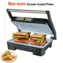 IBELL SM1515C Electric Sandwich Maker 1000W  , Panini/Toaster/Grill(black)...