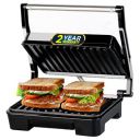 iBELL SM1515NEW Sandwich Maker with Floating Hinges, 1000Watt...