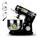iBELL SM4600S Stand Mixer with Adjustable Head, 1500Watt, 6Litre Stainless Steel Bowl, 6 Speed Control, Multipurpose Mixer for Whipping, Kneading & Egg Beating (Black)...
