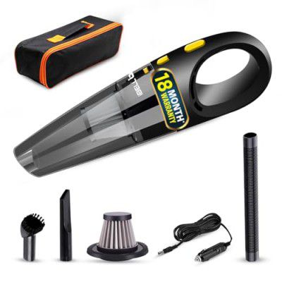 IBELL VC4480 Car Vacuum Cleaner 2 in 1 Wet and Dry Portable Cordless 120W