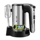 iBELL WHISK400 Electric Hand Mixer, 400W, Blender With Turbo button 5 Speed Settings (silver)...
