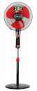 IBELL ZEPHYR03 400M Pedestal Fan with 4-Star Energy Rating (Red)...