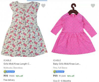 Icable Kids Dresses pto 82% off