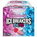 Ice Breakers Duo Fruit + Cool Mints, Raspberry, 36 G, 8 Pack, Pink & White, (72336), 294 Gm...