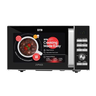 IFB 25 L Solo Microwave Oven (25PM2S, IFBJ0, Silver)