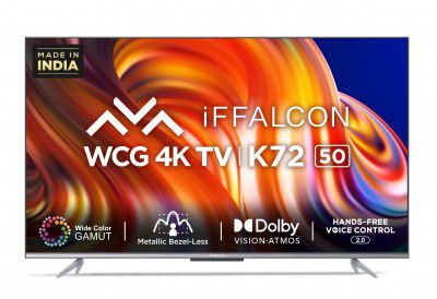 iFFALCON 50K72 50 inches 4K Ultra HD Smart Certified Android LED TV