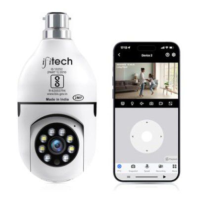 IFITech 1080p HD Smart Wi-Fi CCTV Home Security Camera | Indoor 360° Smart CCTV Camera