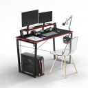ifurno Trapeez Study Table with Monitor Riser | Ergonomic Workspace | for Home Office, Study, and Gaming Setup...