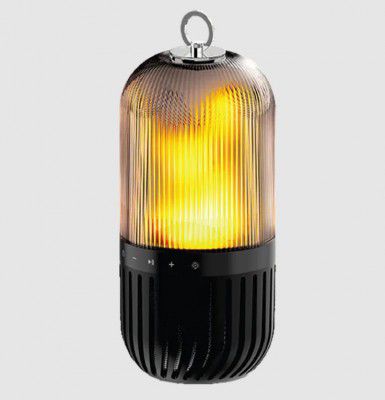 iGear BeDazzle 5 Watts Flame Atmosphere Speaker (Lamp + In-Built Bluetooth Speaker, iG-1063, Black)