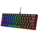 iGear Raptor 60% Wired RGB Gaming Keyboard, 23 Light Modes, 1.5m Braided Type C Detachable Cable,1 Year Warranty...