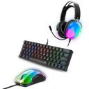 iGear Ultimate Gaming Combo: Raptor Keyboard, Falcon Headphones, & Hawk Mouse | RGB Backlit Keyboard, ANC Headphones, Customizable Buttons &12800 DPI Tracking Mouse | Multi-Platform Compatibility...