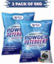 IGREJA Bright Like New Front/Top Load cleaning expert Blue Detergent Powder pouch 10kg...