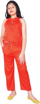 iidam Solid Girls Jumpsuit