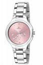 IIK COLLECTION Watches for Women Round Studded Dial |Analogue Quartz Movemnet Ladies Watch|Long Battery Life|Stainless Steel Adjustable Bracelet Chain Strap|Double Lock Clasp Safety Watches for Girls...