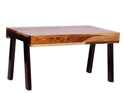 Ikiriya Sheesham Solid Wood Coffee Table |Center Table |Living Room Table - Natural & Mahogany