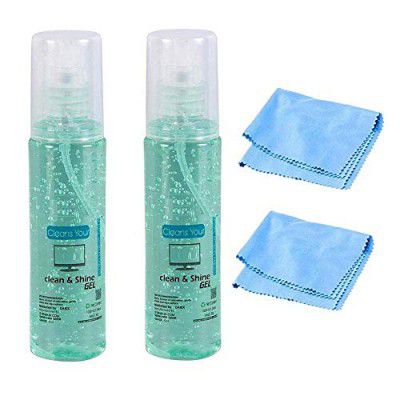 ikis - Screen Cleaner Kit 100 ml (Pack of 2) for LED and LCD TV, Computer Monitor, Laptop, and iPad Screens