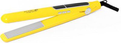 Ikonic Professional IKP-SCSY 2 in 1 Straight & Curl Slim Hair Straightener  (Yellow)