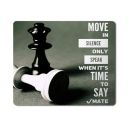 iKraft Move in Silence Only Speak in When its Time Printed Gaming Mouse Pad Multi-18x22cm...