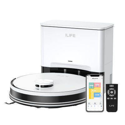 [Extra Rs.3500 OFF] ILIFE A30 Pro Robotic Vacuum Cleaner with Self-Empty Station, 5000Pa Suction