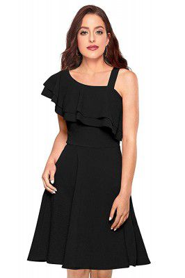 ILLI LONDON Womens A-Line Knee Length Dress