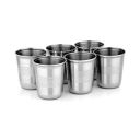 ILTPL - (Pack of 6pcs) Small Stainless Steel for Tea PurposeSize 100 ml/Glass...
