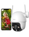 Imou 5MP CCTV Camera for Home Outdoor, 360° Security WiFi Camera, Full Color Night Vision 30M, Human Detection, 2-Way Talk, Siren Alarm, Compatible with Alexa, Supports 512GB SD Card, IP66, DK7...