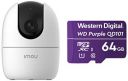 Imou Wi-Fi 1080p Full HD Viewing Area Wireless Security Camera, White...