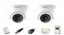IMPACT BY HONEYWELL 2 MP CCTV KIT Without DVR I with 2 Dome CCTV Cameras I 1 Hard Disk & accesories I I-MKIT4CH-4 I Made in India I White...