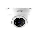 IMPACT BY HONEYWELL 2 MP Dome CCTV Camera I 1080p AHD Indoor Wired Camera I OSD Control 4 in 1 UTC SupportI Smart IR SMD 12 Pcs IR LED 10~20 Mtr I Made in India I Plastic Housing-White...
