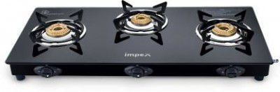 IMPEX 1213F Glass Manual Gas Stove 