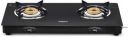 IMPEX ASPIRA 2B 2 Burner Glasstop Stainless Steel Manual Gas Stove  ...
