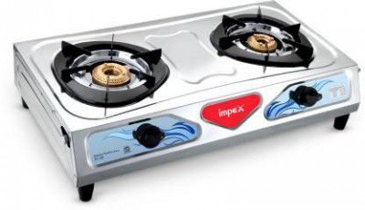 IMPEX IGS 12B Stainless Steel Manual Gas Stove 