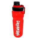 IMPHI Gym Shaker Bottle Ideal for Protein shake, Pre-workout and Leak-proof Plastic Material (Dark Red)...